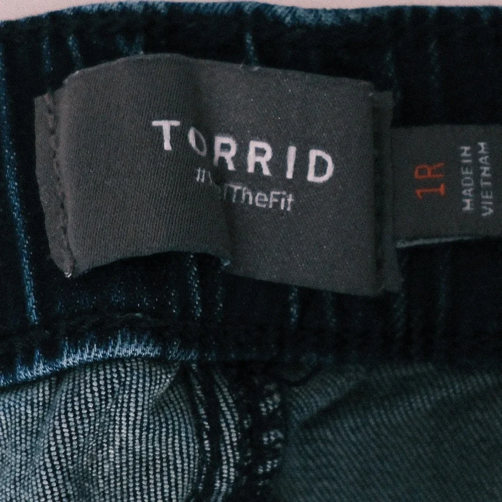 Torrid Jeans Womens 18W Blue Drawstring Weekend‎ Boyfriend Plus Size 1 - Picture 4 of 13